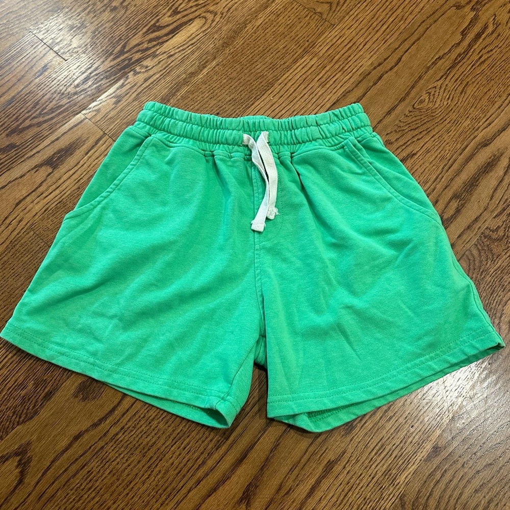 Green Casual Shorts